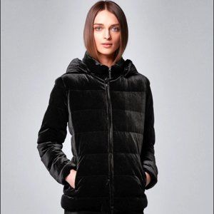 Simply Vera Vera Wang velvet puffer jacket S
